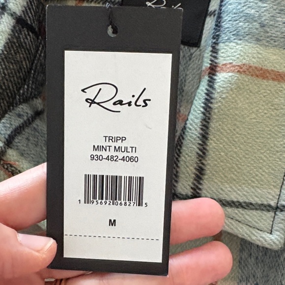 Plaid Button-Up Shacket - Picture 5 of 6